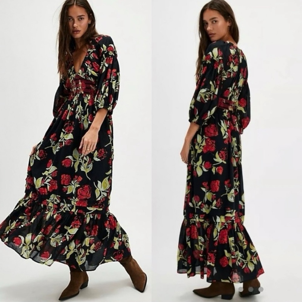 NWT Free People Golden Hour Maxi Dress Size XS